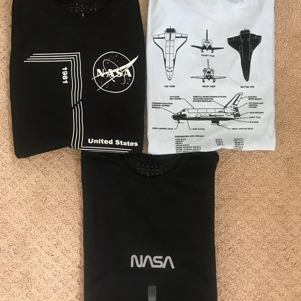 Men’s NASA tees